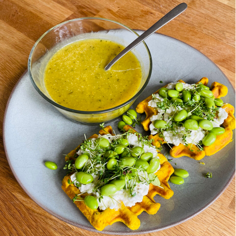 Courgette broccoli soep